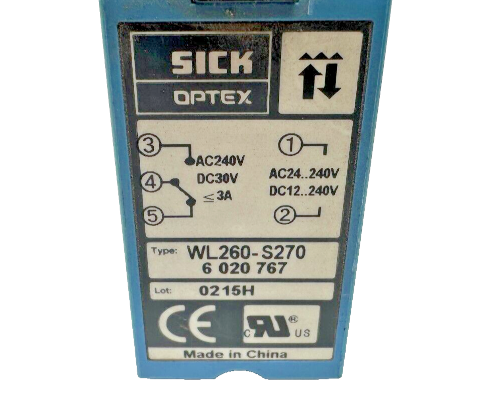 used Sick WL260-S270 Sensor - SICK