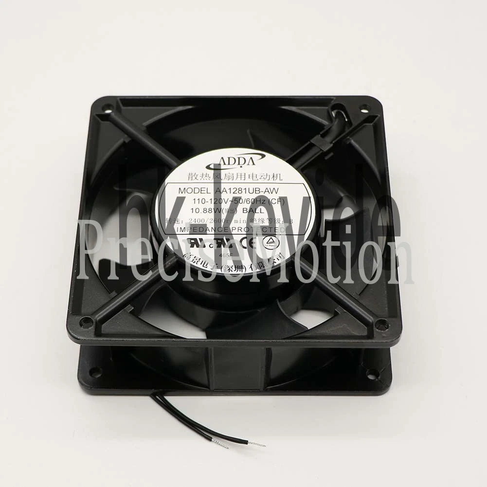 ADDA AA1281UB-AW Axial Fan 110/120V 0.33/0.27A 120*120*38MM Cabinet Cooling Fan~