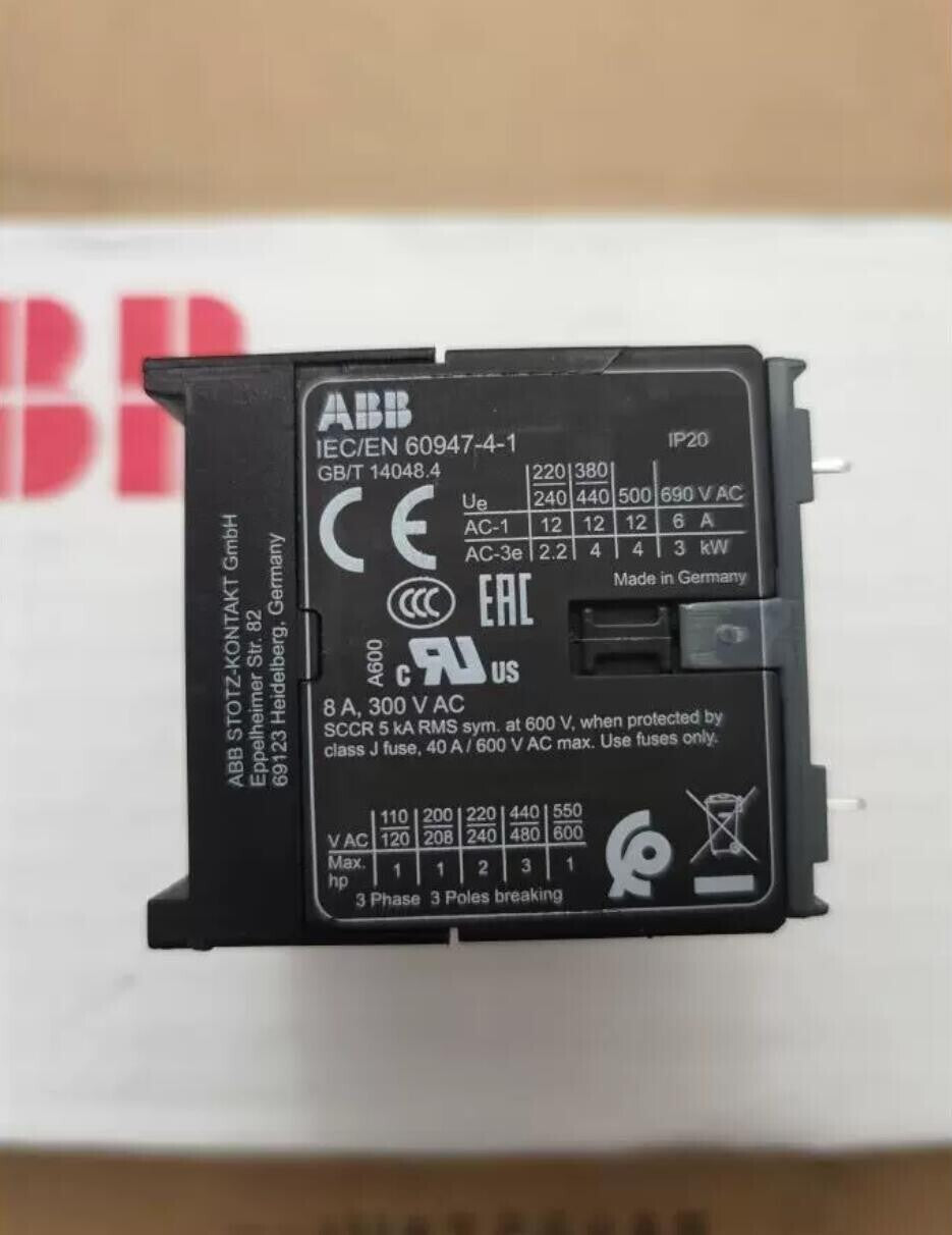 1PC ABB BC6-30-01-P 24VDC DC Contactor