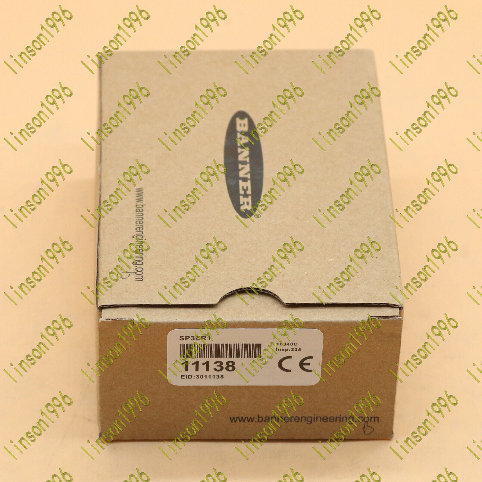 BANNER SP3ER1 Photoelectric Switch in Box - BANNER