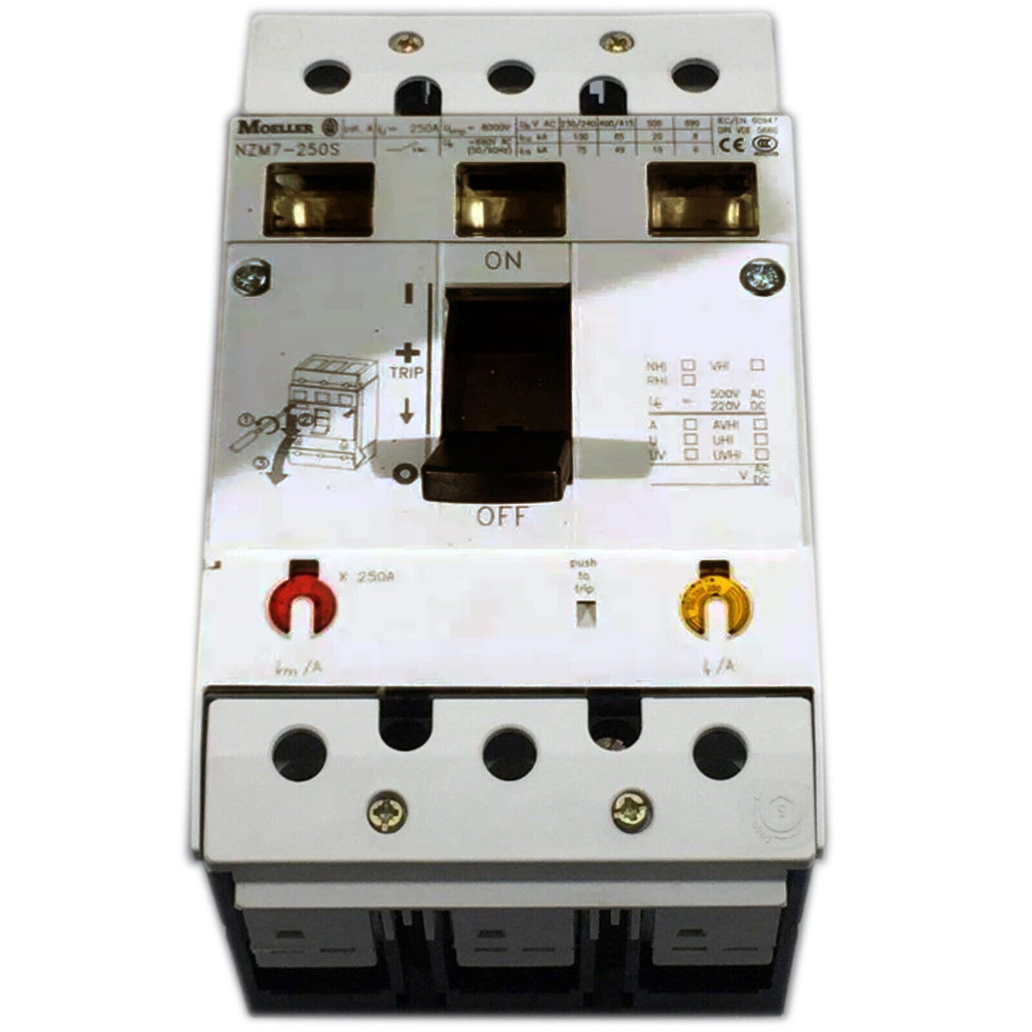 MOELLER NZM7-250S 3P250A molded case circuit breaker - MOELLER