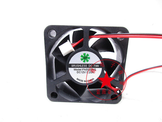 Used QY FN5020HS Cooling Fan 12V 0.25A 5cm - QY