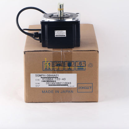 ONE  YASKAWA AC SERVO MOTOR SGMPH-08AAA21 SGMPH08AAA21