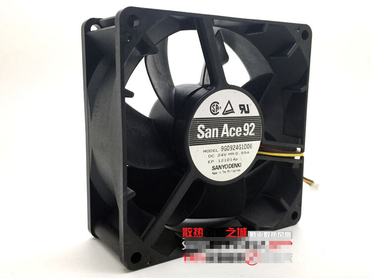 1pcs Sanyo 9G0924G1D06 9038 9cm 24V0.55A inverter server fan