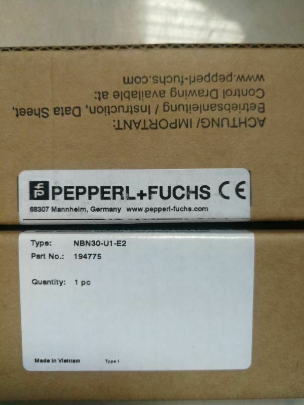 new ONE Pepperl+Fuchs NBN30-U1-E2 Proximity Switch with Fast Response - PEPPERL+FUCHS