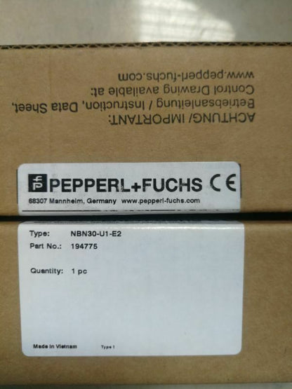 new ONE Pepperl+Fuchs NBN30-U1-E2 Proximity Switch with Fast Response - PEPPERL+FUCHS