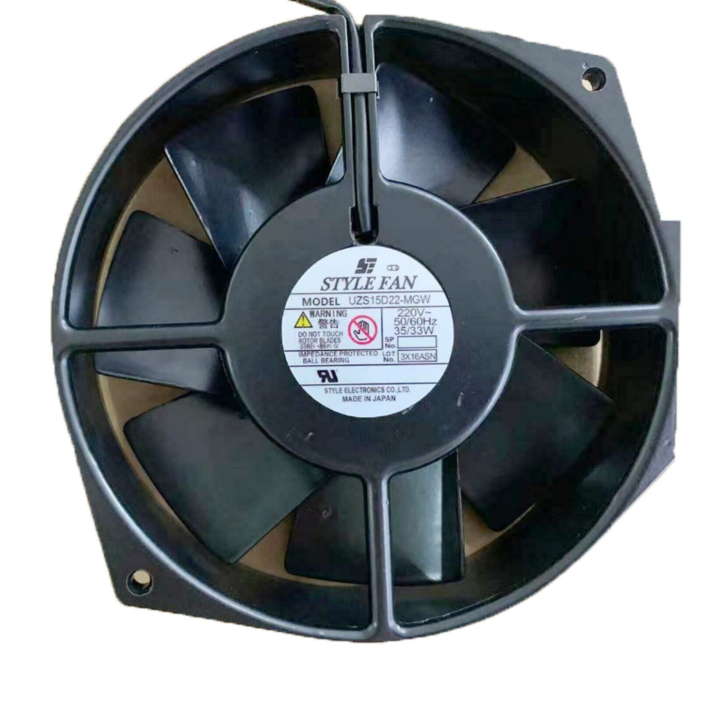 New STYLE FAN UZS15D22-MGW Cooling Fan 220V 35/33W 50/60HZ - COOLING FAN