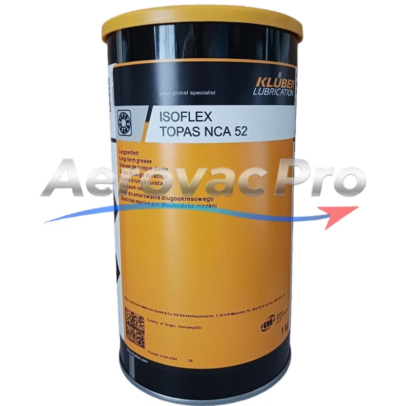 1PC KLUBER Lubrication ISOFLEX TOPAS NCA 52 Grease 1Kg ( 35.3 OZ) SAFE RELIABLE