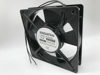 INDAFAN XD12025A2HS 12CM 220V 12025 2-wire AC aluminum frame cooling fan
