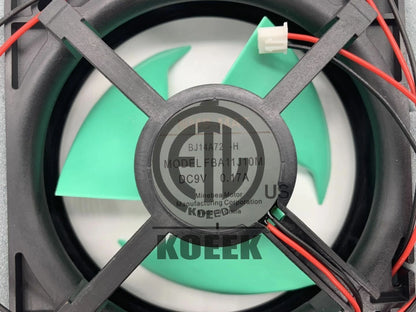 NMB-MAT FBA11J10M DC 9V 0.17A Fan 2-wires For Panasonic Refrigerator