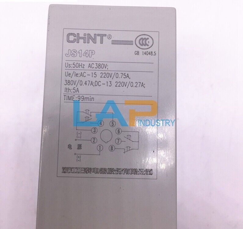 new 1PCS  For CHNT Digital time relay JS14P AC220V 50Hz 1min-99min