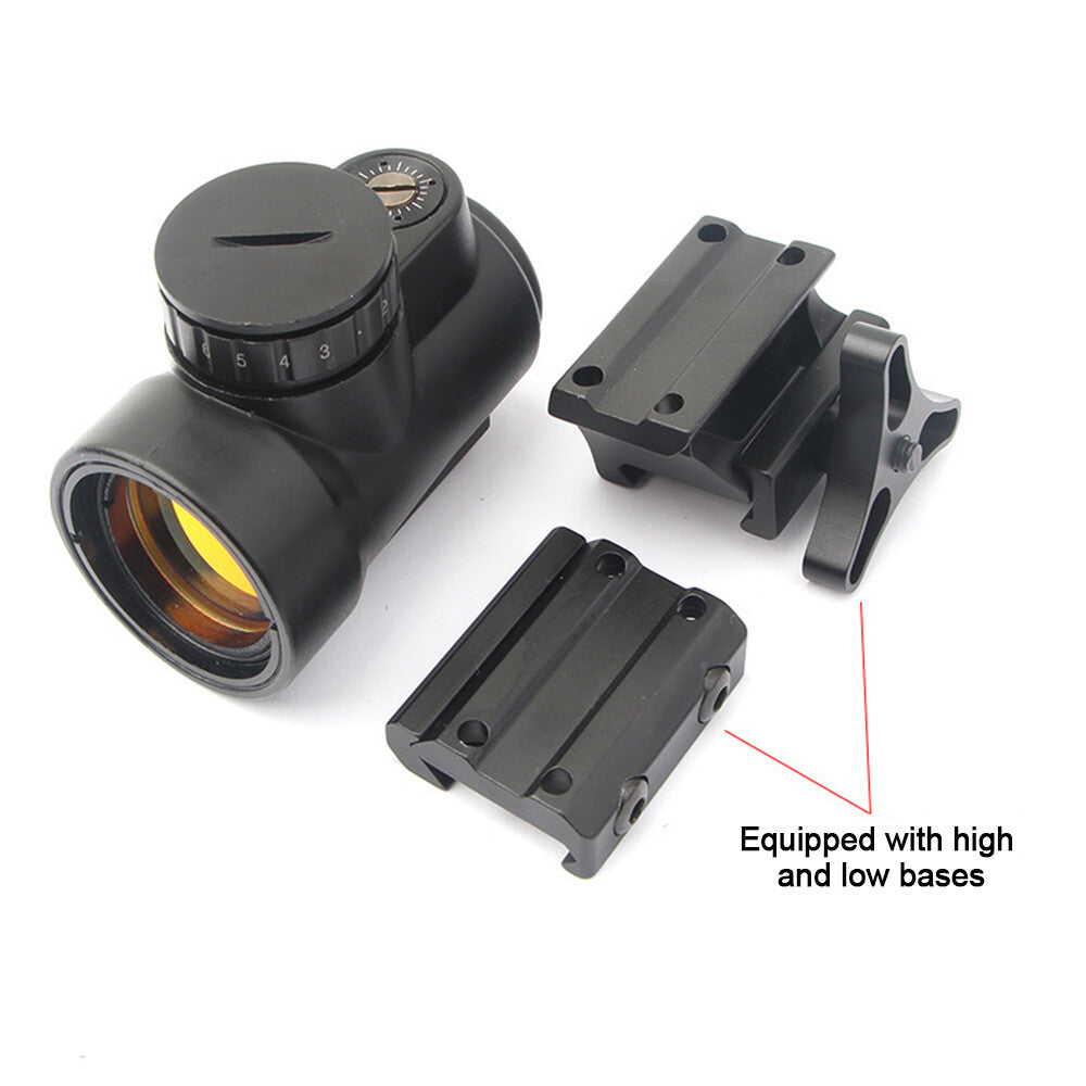 1x25 Red Dot Sight Clone Illuminated Holographic Hunting Scope Gear Black US