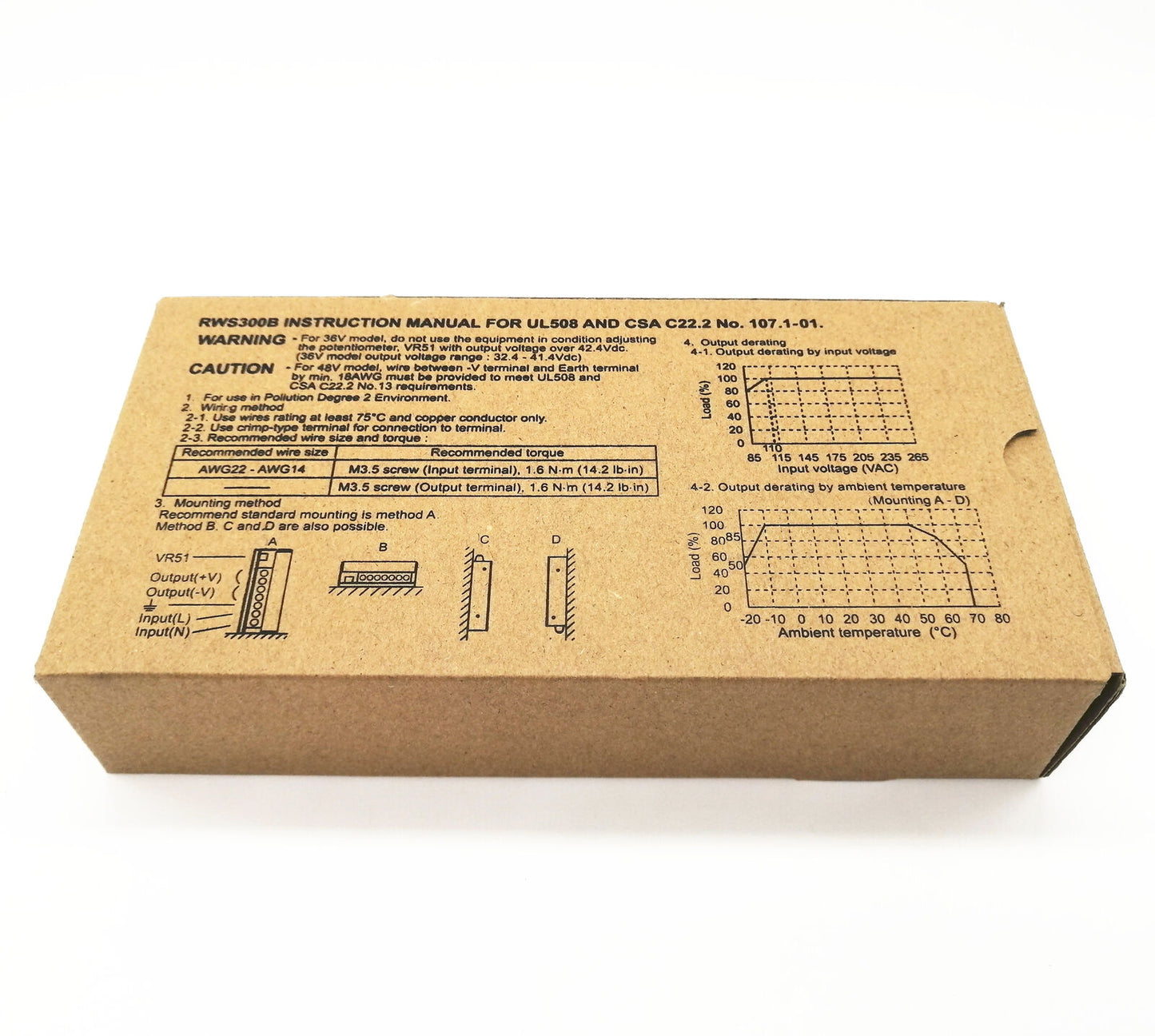 new 1pcs TDK-LAMBDA RWS300B-48 Switching Power Supply 48V 6.3A - TDK-LAMBDA