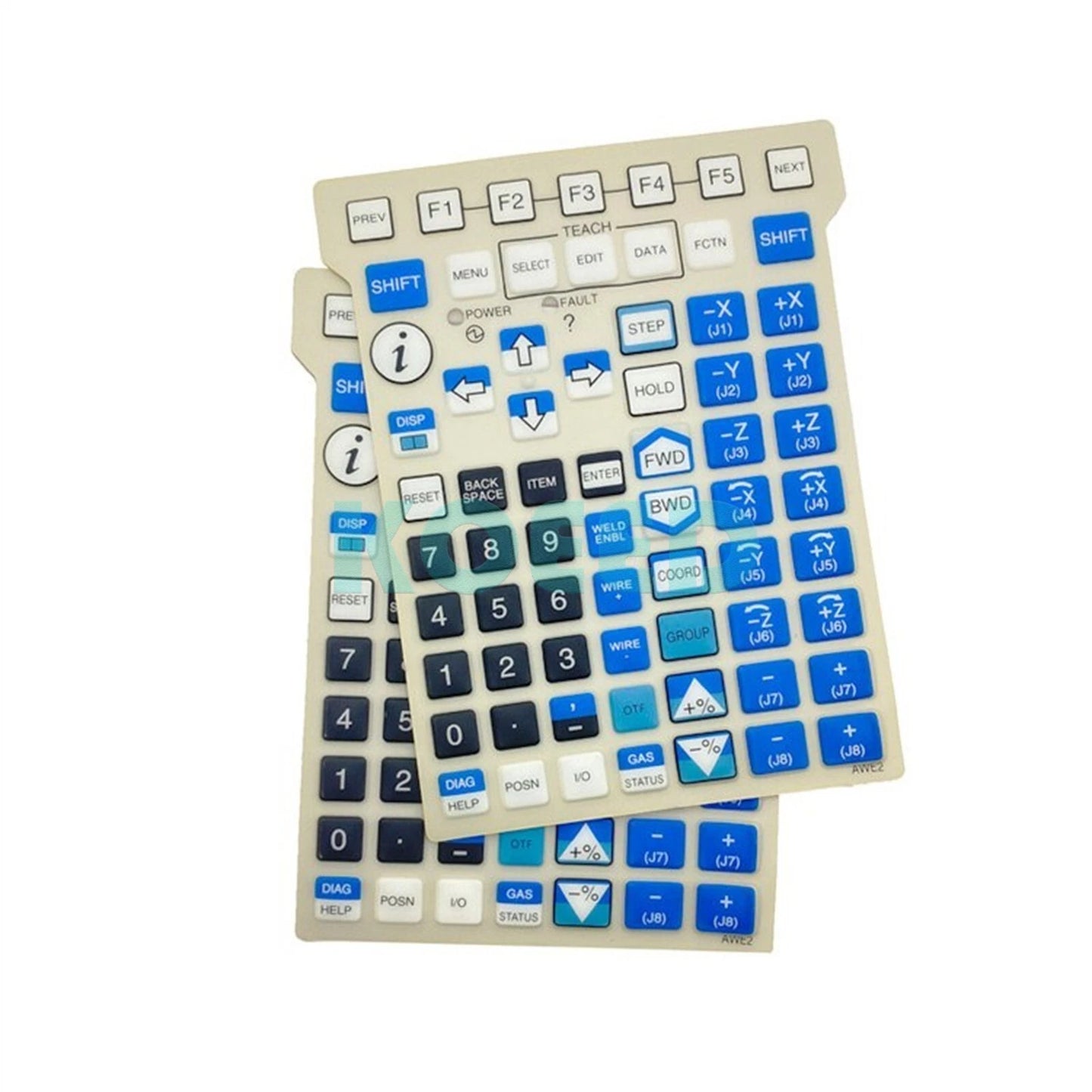 AWE2 Membrane For Fanuc A05B-2255-C105 teach pendant keypad front overlay