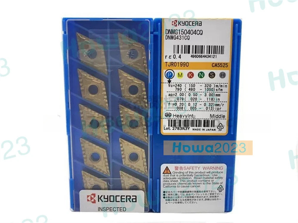 10Pcs/BOX Kyocera DNMG150404CQ CA5525 Turning Blade Carbide Inserts