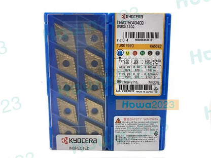 10Pcs/BOX Kyocera DNMG150404CQ CA5525 Turning Blade Carbide Inserts
