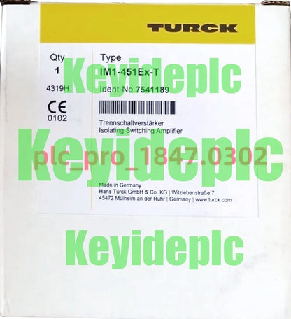 IM1-451EX-T 1PCS TURCK IM1-451EX-T Safety Relay Fast delivery #k