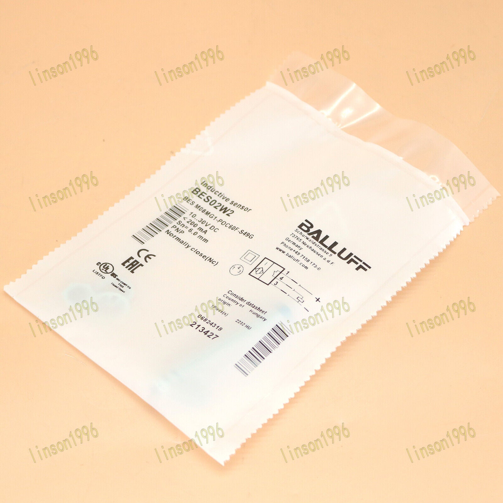 BES M08MG1-POC60F-S49G Proximity Switch - BALLUFF