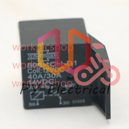 10PCS 896-1CH-D1 12VDC 40A/30A 12V 5PIN w/Bracket Relay