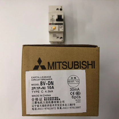 1PCS for Mitsubishi BV-DN 2P C10 30mA Leakage Switch Circuit Breaker