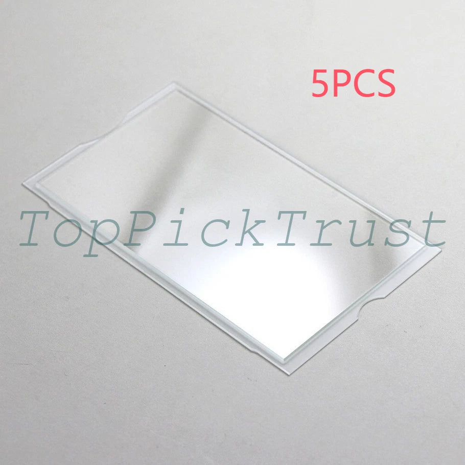 5 - GLASS Clear Lens Replacement For Faceplate Cover Display PSP 2000 PSP 3000