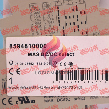 1PCS WEIDMULLER 8594810000 MAS DC/DC SIGNAL CONVERTER