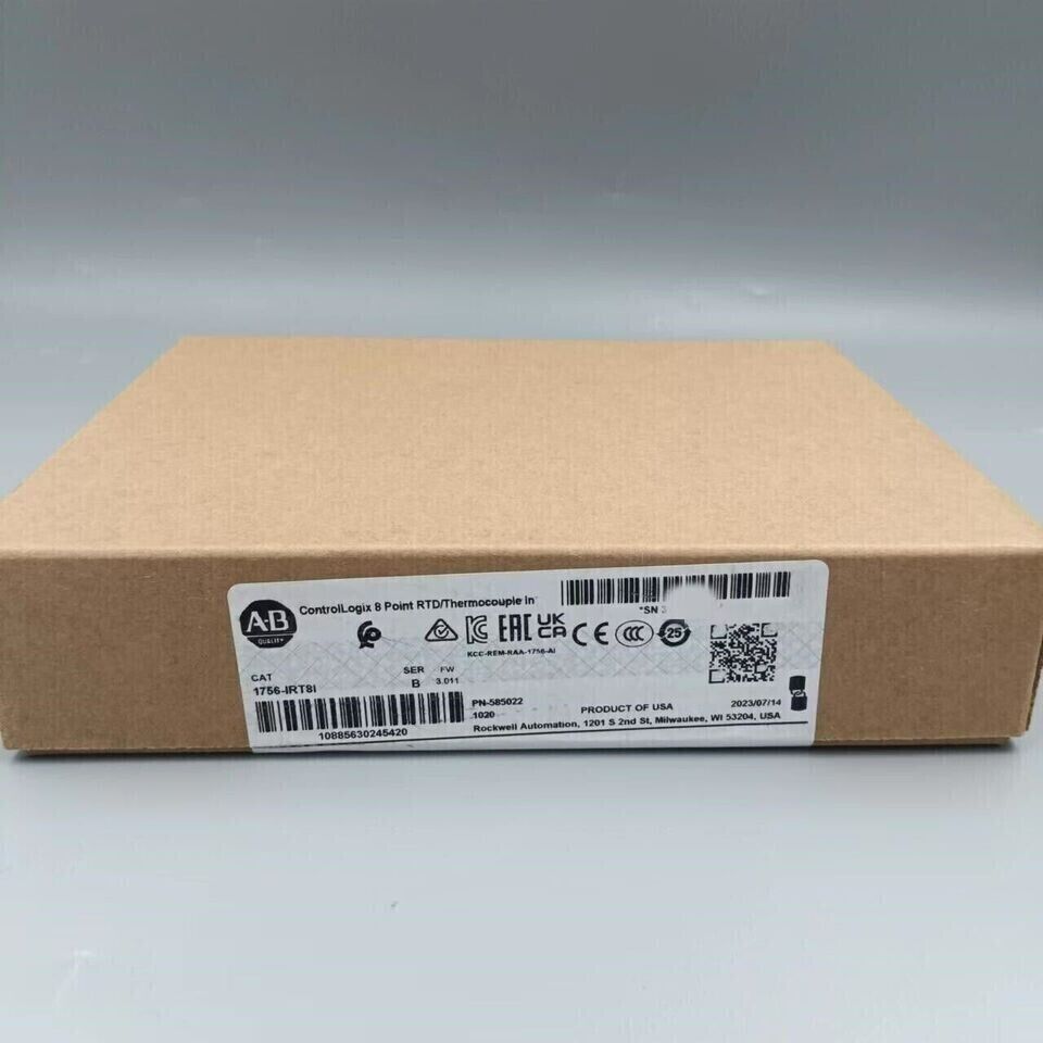 ControlLogix AB 1756-IRT8I SER B 8 Channel Analog Module Factory Sealed | High-Performance Analog Signal Processing - CONTROLLOGIX