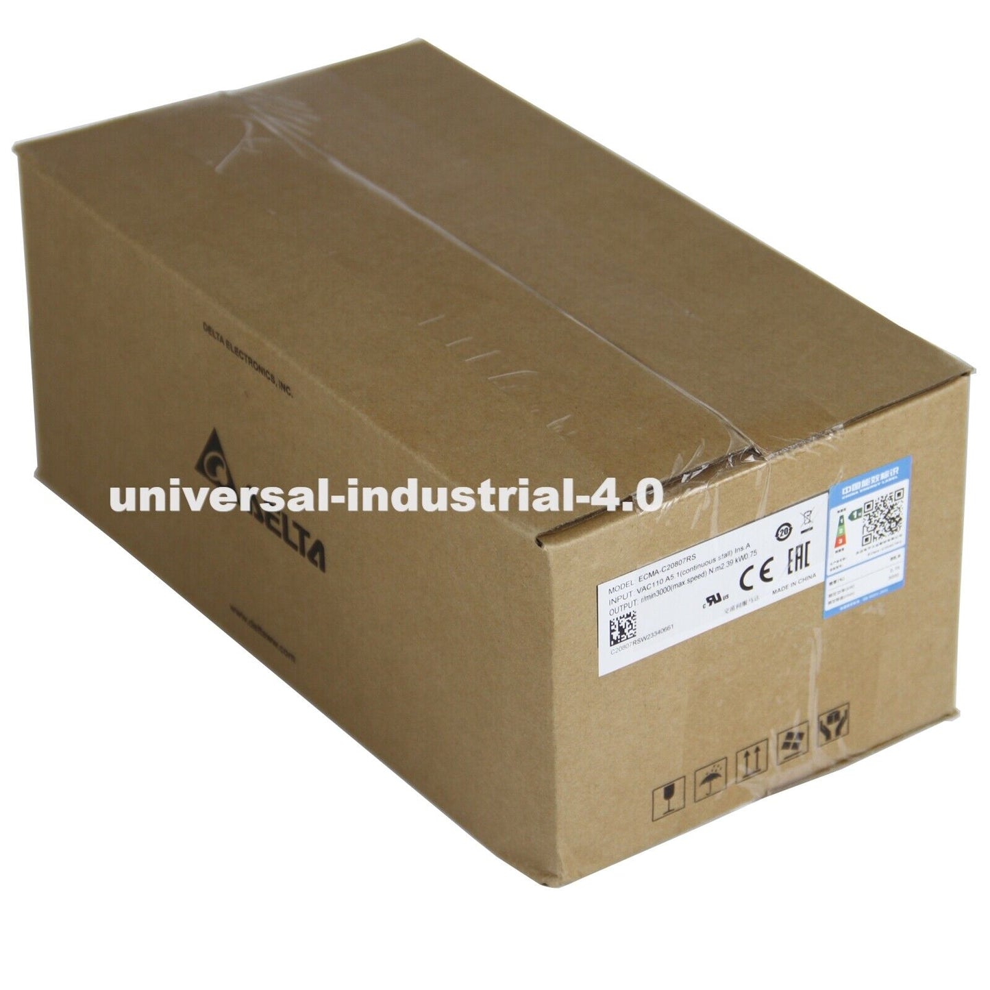 Delta ECMA-C20807RS AC Servo Motor Drive 220V 750W 2.39NM 3000rpm - DELTA