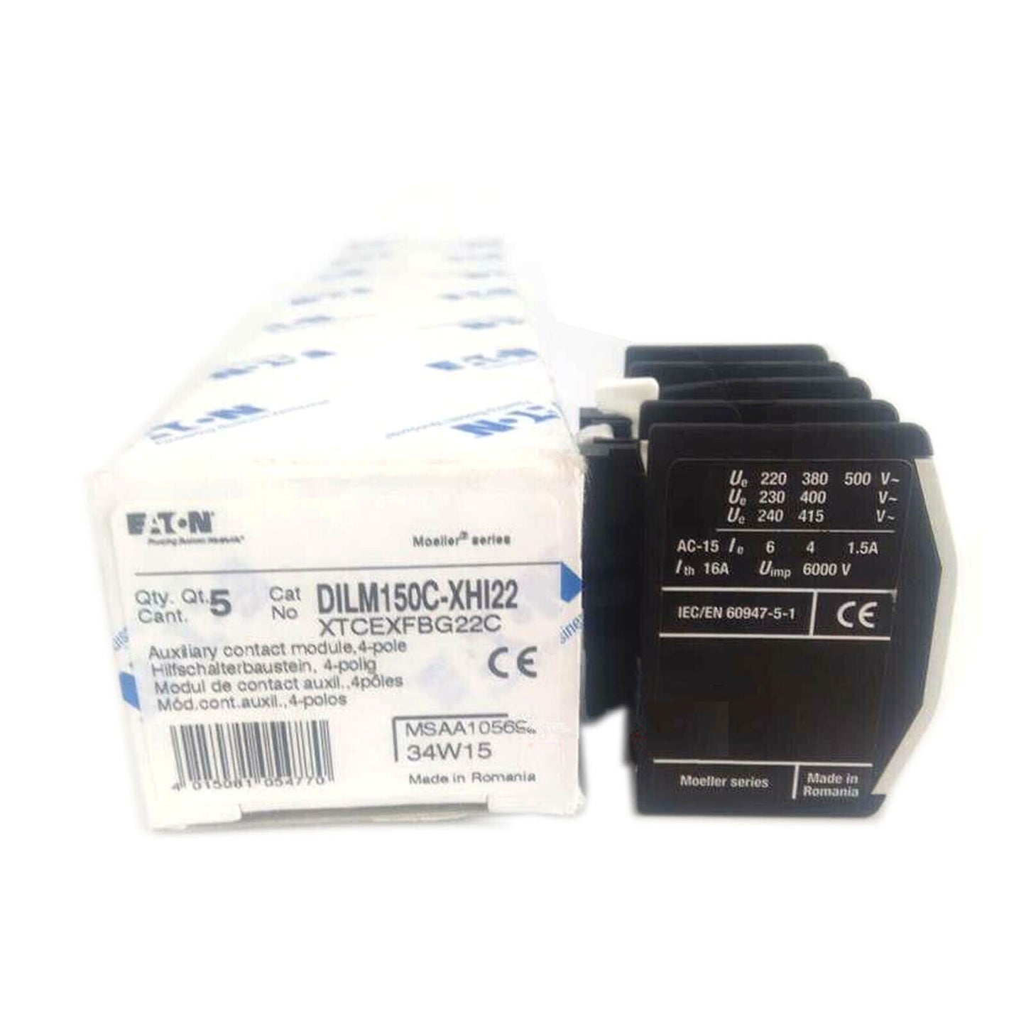 Eaton Moeller DILM150C-XHI22 Contactor - EATON MOELLER