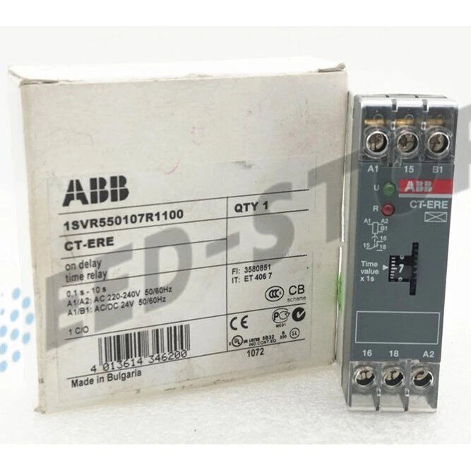 1PCS for ABB Electronic Time Relay 1SVR550107R1100