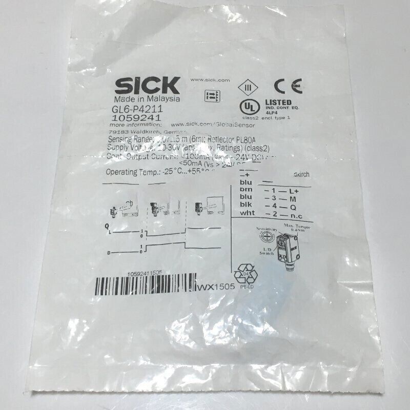 new SICK GL6-P4211 Photoelectric Sensor One GL6P4211 - SICK