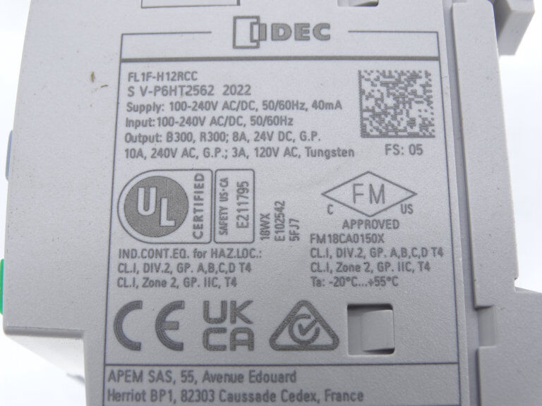 IDEC FL1F-H12RCC PLC MODULE IDEC