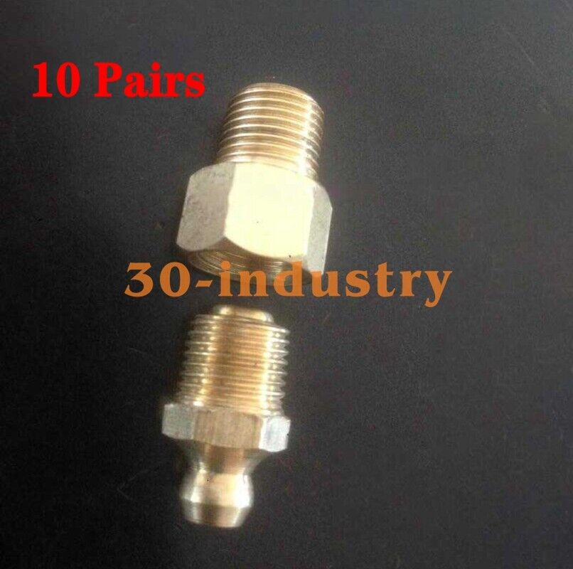 10 Pairs Filter Joint + Fuel Nozzle FIT FOR SK-505 Punch Grease Pump