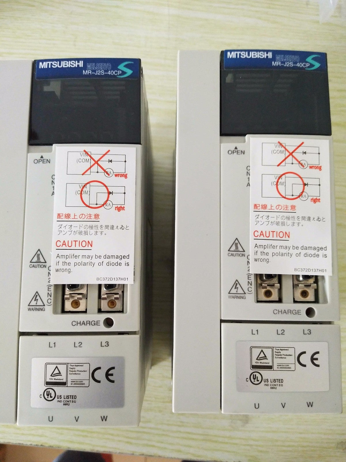 1PC MITSUBISHI AC SERVO DRIVER MR-J2S-40CP MRJ2S40CP