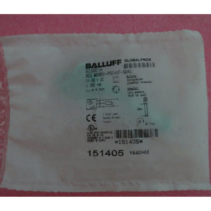 BALLUFF Proximity Switch BES M08EH-PSC40F-S04G - BALLUFF
