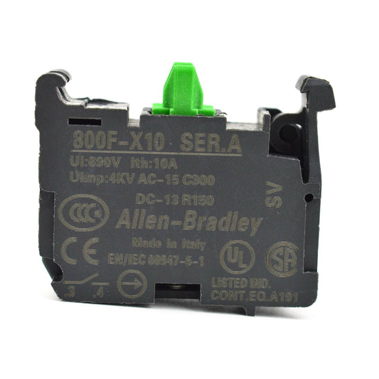 10pcs Allen-Bradley 800F-X10 800FX10 800F X10 SER.A Contact Block