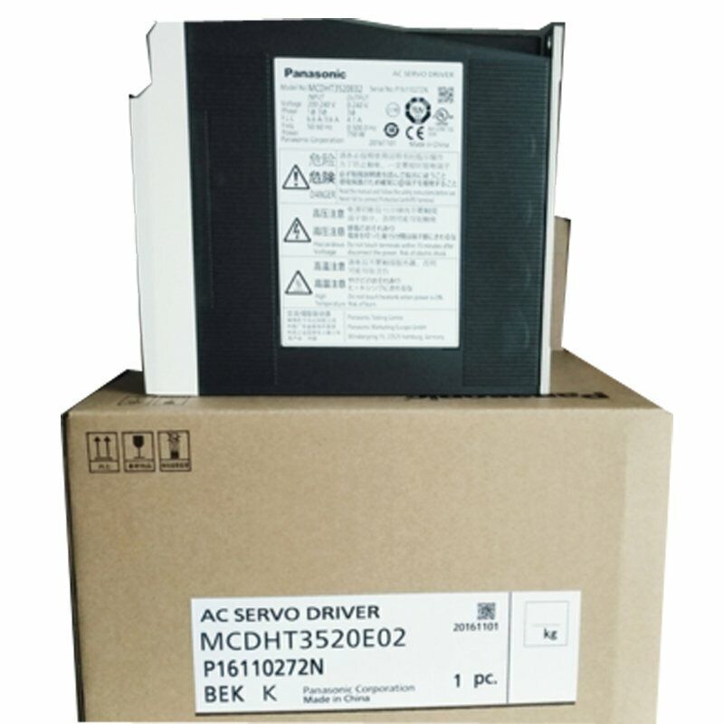 Panasonic servo drives MCDHT3520E02 | One year warranty | High performance | 1 piece | Industrial drives | Precision control | 200 RPM max | 3-phase - PANASONIC