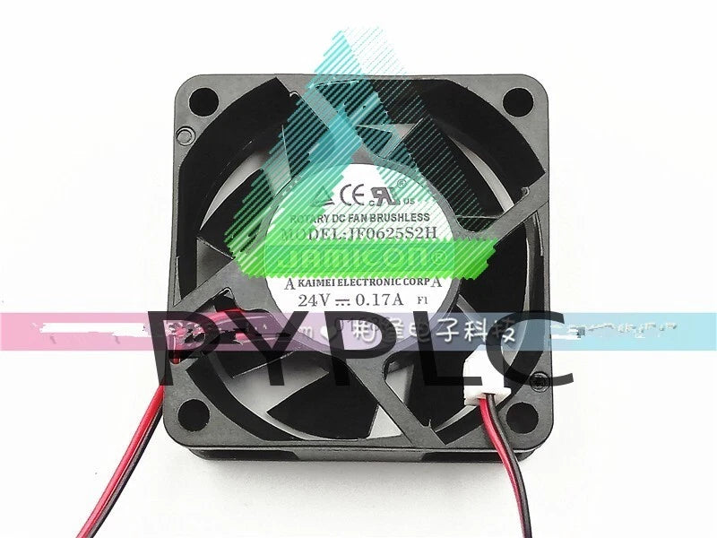 1 PCS JAMICON Fan JF0625S2H-R DC24V 0.17A 6025 6CM 2 wire cooling fan