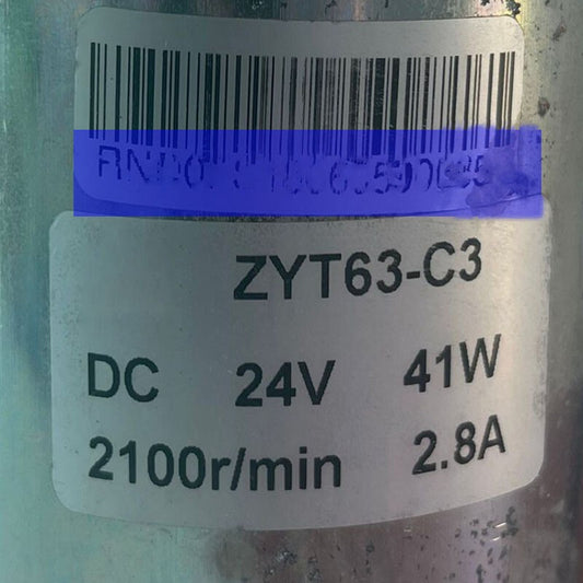 1PC ZYT63-C3 DC24V 41W 2.8A 2100R/min Backrest Movement Motor for Massage Chair