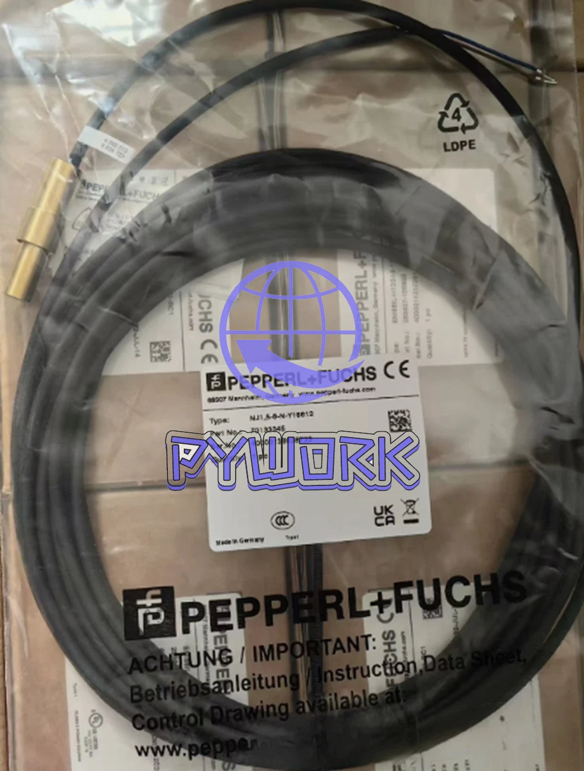 PEPPERL+FUCHS NJ1.5-8-N-Y18812 Inductive Sensor