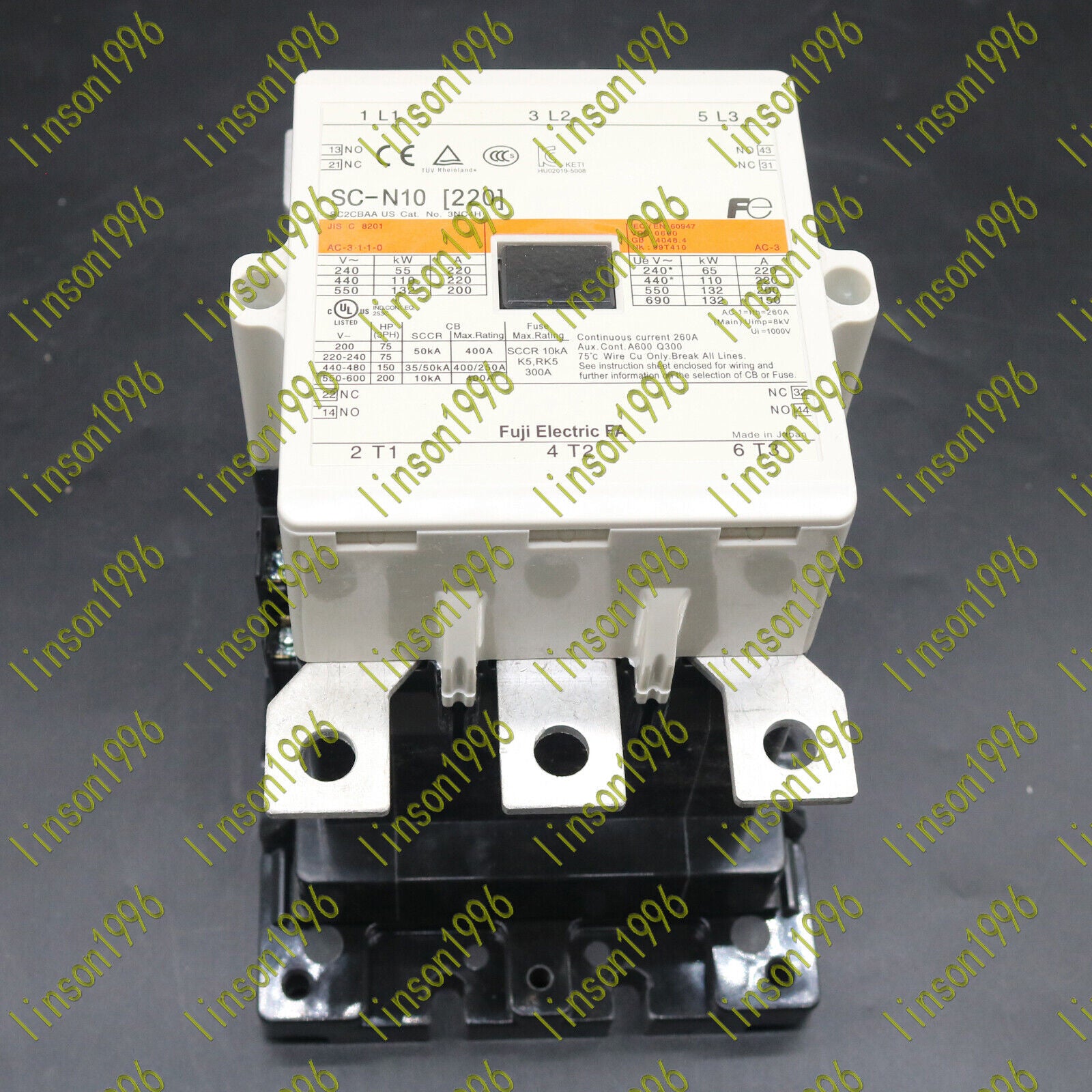 220V FUJI SC-N10 Contact Contactor FAST SHIP - FUJI