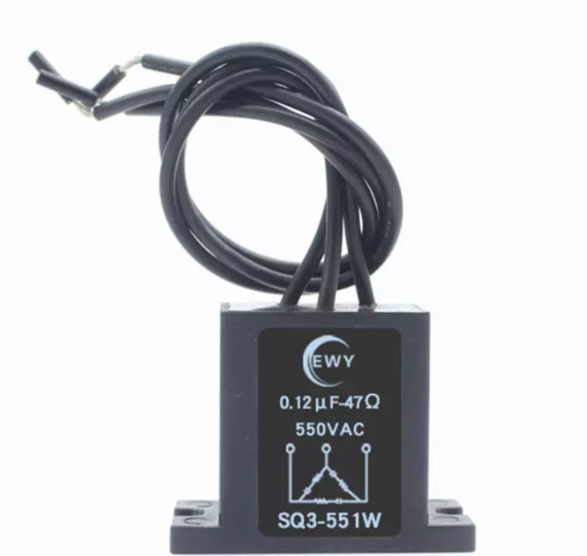 SQ3-511W Spark Quencher 0.12uF 47Ω 550VAC - FOTEK