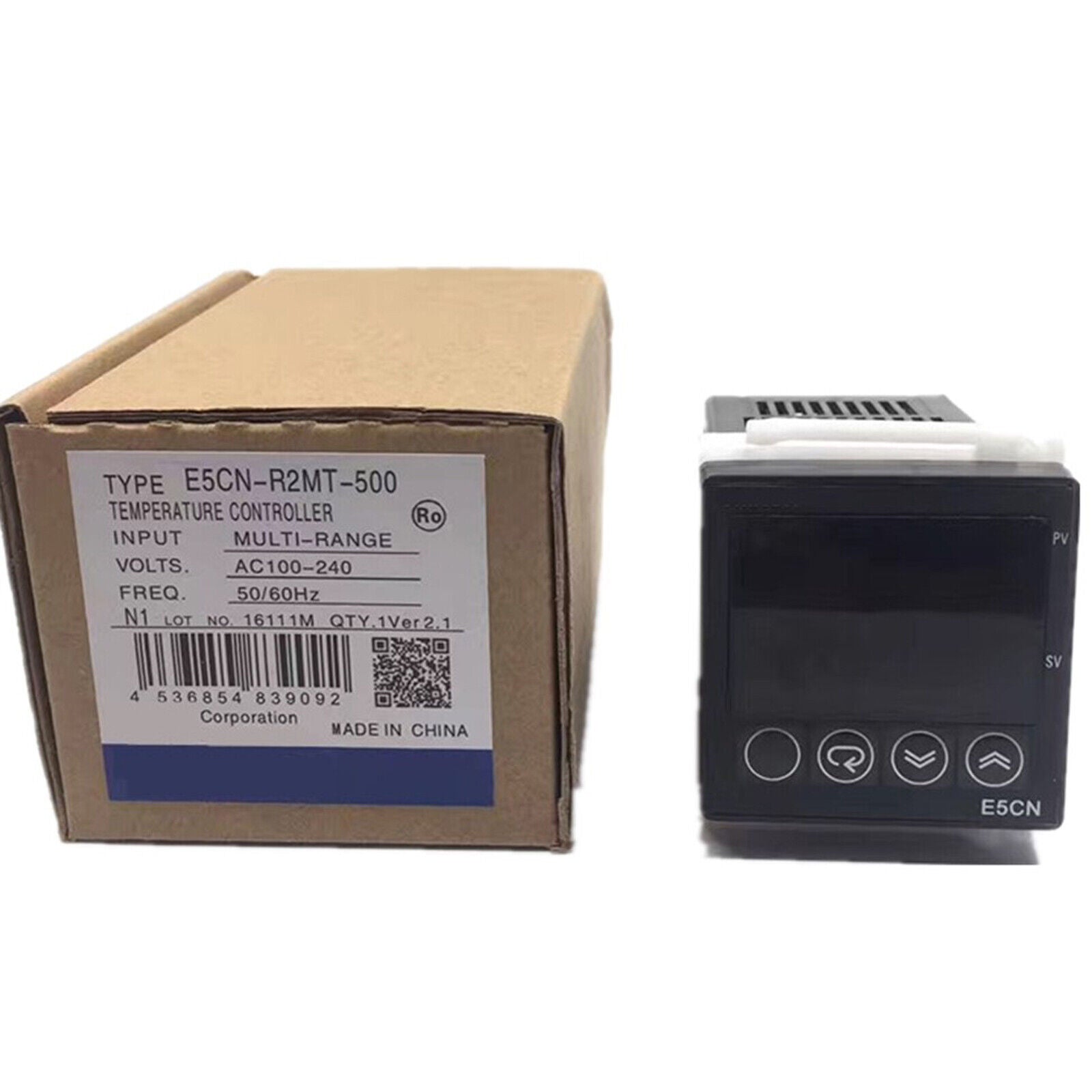 OMRON E5CN-R2MT-500 Temperature Controller 100-240V AC - OMRON