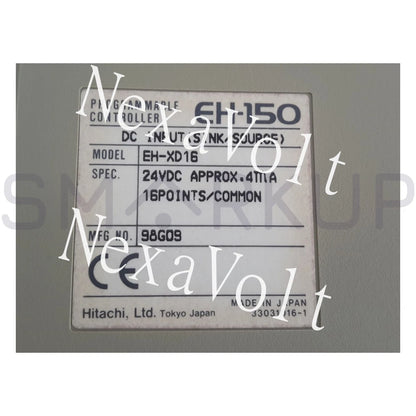 Tested HITACHI EH-XD16 EH-150 Programmable Controller