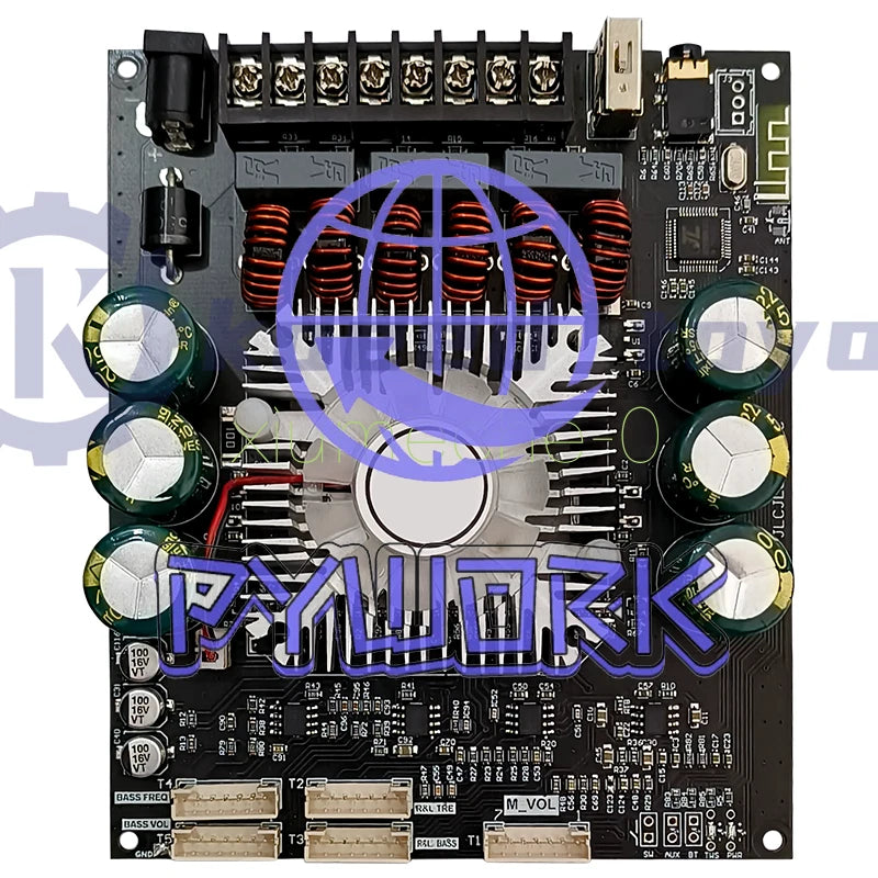 HT22 TDA7498E Bluetooth Power Amplifier Board 2.1 Channel 160W*2+220W Subwoofer