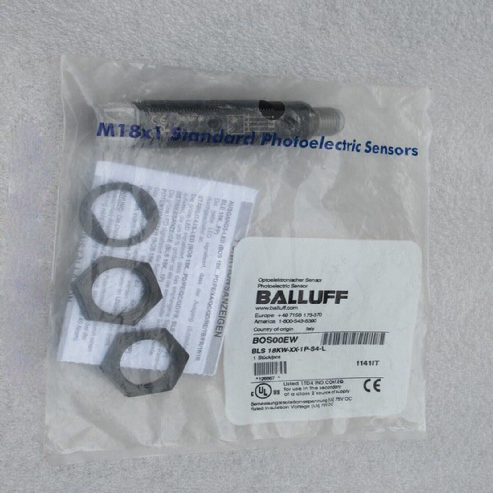 BALLUFF Sensor BLS 18KW-XX-1P-S4-L - BALLUFF