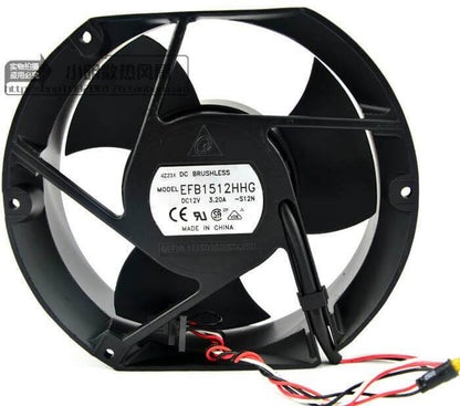 1pcs Delta EFB1512HHG fan 17cm 17251 12v 3.20a