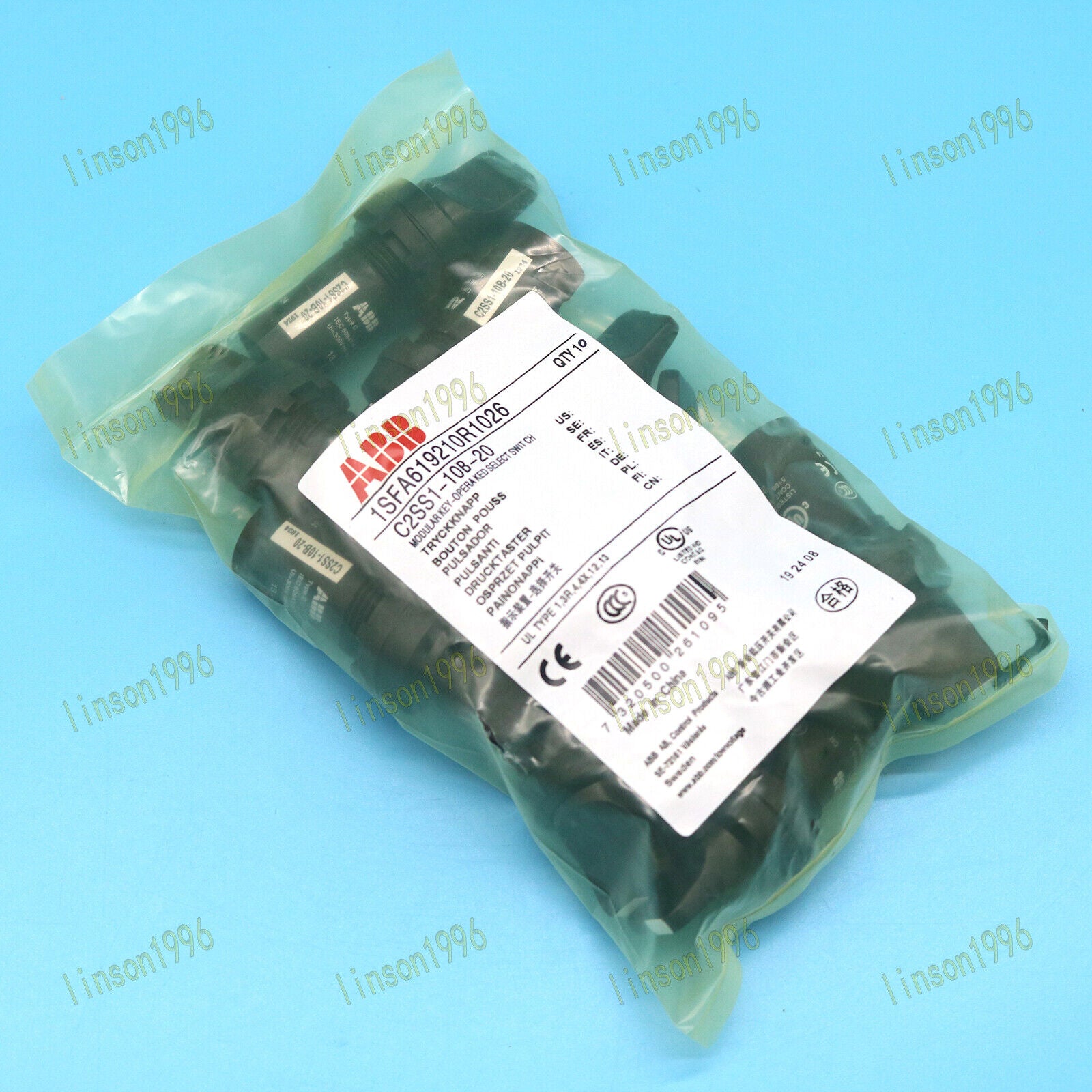 ABB C2SS1-10B-20 2NO Compact Selector Switch - ABB