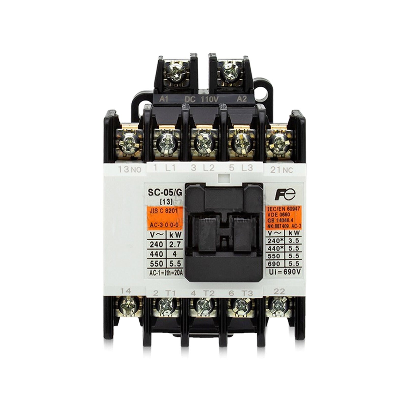 New FUJI SC-05/G 24V DC Contactor 1 Piece in Box - FUJI
