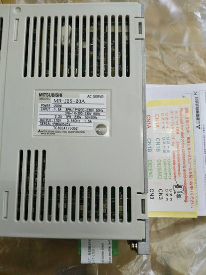 Mitsubishi Servo Driver MRJ2S20A - MITSUBISHI